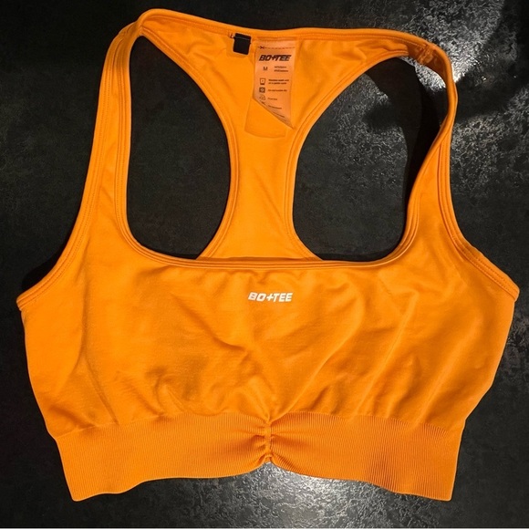Bo+tee Other - Bo+tee sports bra orange size medium women’s athletic wear gym work out
